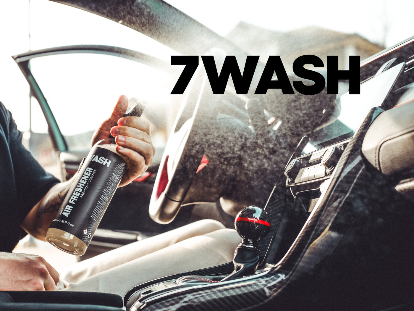 7WASH Produkt im Einsatz im Auto